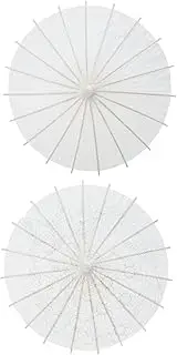 [OATIPHO] Create Your Own Design 2pcs Boys and Girls Painting Tool Blank Umbrellas for Art Craft