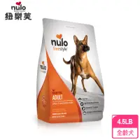 在飛比找momo購物網優惠-【NULO 紐樂芙】無穀高肉量全能犬-低敏火雞+藍莓/4.5