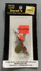 Ro-De Lures Double Blade Spinner Fly Lure Gold/Orange NOS