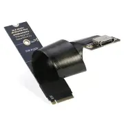 M.2 NVMe to Oculink SFF-8612 Extender 15cm M.2 NVMe PCIe 4.0 x4 to OCuLink SF...