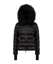 Moncler Grenoble Armoniques Logo Patch Down Jacket 0,2,3,4 black