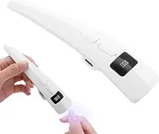 Nail UV Lamp - Handheld Uv Light with LCD Display | Pedicure Tools for Salon Travel Repair Practice Beginner Professional