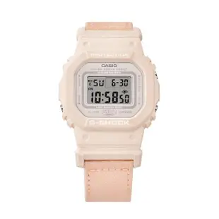 【CASIO 卡西歐】自然柔和環保意識方形腕錶 櫻花粉40.5MM(GMD-S5600CT-4)