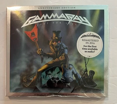 GAMMA RAY-LUST FOR LIFE ANNIVERSARY LIVE [DIGIPAK](Remastered Ear Music CD) NEW!
