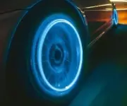 2X LED Blue Light NON FLASH Tire Wheels Valve Stem Caps Car Truck Auto Bike