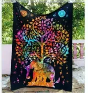 Cotton Wakk Hanging Large Tapestry Bohemian Hippie Mandala Bedspread yoga Throw