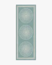 75' x 215' | Machine Washable Runner Rug | Kid & Pet Friendly | Indoor Rug | Santorini Blue Flatwoven Rug by Jonathan Adler | Ruggable