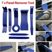 7PC Plastic Car Radio Door Clip Panel Trim Dash Audio Removal Installer Pry Tool