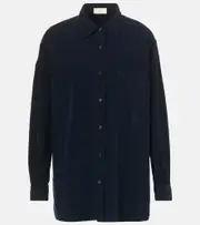 [The Row] The Row Nesson cotton corduroy shirt AU 10 blue