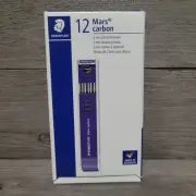 STAEDTLER Mars Carbon Lead Made in Germany 2mm 2B 12 Lead 200-2B