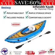 Bestway Inflatable Hydro-Force Cover Champion Kayak Canoe Fishing Boat Paddle AU