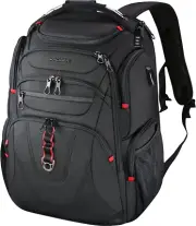 KROSER Travel Laptop Backpack 17.3 Inch XL Heavy Duty Computer Backpack Water...