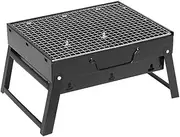 SOGA Portable Mini Folding Thick Box-type Charcoal Grill for Outdoor BBQ Camping