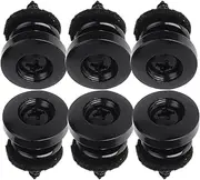 UPKOCH Guitar Strap Attachment 6pcs Lock Button Easy to Install Locking Guitar Strap Repair Kit