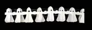HALLOWEEN PAPER GARLAND Ghost Horror Decoration 1.8m Party Props Decor White