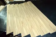 Black Ash Raw Wood Veneer 6 Sheets at 4 x 39 inches 1/42nd M4674-66