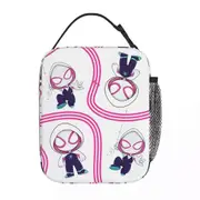 c468 Ghost Spider Lunch Bags Insulated Lunch Tote Waterproof Bento Box Resuable Picnic Bags for Woman Work Children School k468