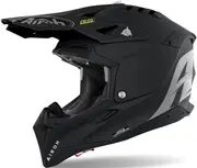 Airoh Aviator 3 Color Motocross Helmet, black, Size M for Men