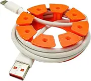 Cable Winder - Charger Cord Holder - Multi-Layer Winding Wire Management Organization Holder for Cabinet Kitchen Bedside Table Classroom Desk