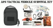 NEW 29pc Portable MOLLE Survival Carry Kit for Vehicle Car Truck SWAT BLACK