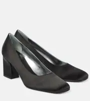 [The Row] The Row Fiore satin faille pumps AU 5 black