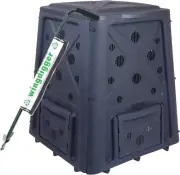Compost Bin and Compost Turning Tool Combo Set