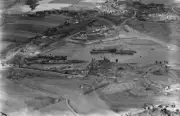 Inverkeithing showing Inner Bay and High Street Scotland 1930s OLD PHOTO