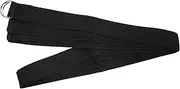 BELLIFFY 2pcs Yoga Stretching Belt Yoga Mat Carrying Strap Fitness Strap Band Gym Belts Fitness Stretch Belts Exercise Stretch Bands Adjustable Yoga Mat Belt Black Polyester Cotton