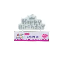 在飛比找momo購物網優惠-【北熊天空】輕奢華英文字母生日快樂蠟燭 蛋糕裝飾 造型蠟燭