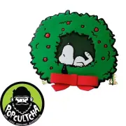 Peanuts - Snoopy & Woodstock Wreath Light Up 9” Faux Leather Crossbody Bag "New"