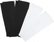 KOMBIUDA 8pcs Compression Calf Sleeves for Men Running Leg Sleeves Shin Guards Elastic Calf Socks for Outdoor Activities