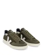 Veja Men's V-12 Lace Up Mesh and Leather Sneakers