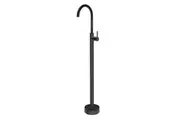 Pentro Round Black Solid Brass Freestanding Mixer