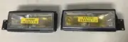 NOS OEM Cadillac Deville Headlamp Lights 1989-90 EXPORT with AMBER Bulbs (PAIR) (for: Cadillac)