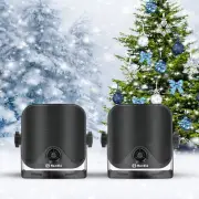 Herdio 2X4"Heavy Duty Waterproof Boat Marine Box Outdoor Speakers Boat UTV ATV