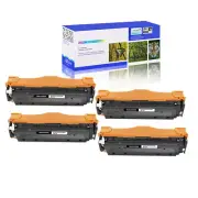 4PK CE410A Black Toner 305A LJ Enterprise 400 color M451dw M475dn M475dw For HP