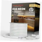 LED Rope Lights AC 120V, Connectable & Cuttable Dotless 25m/82ft Warm White