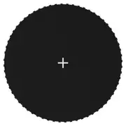 Jumping Mat Fabric Black for 12 Feet/3.66 m Round Trampoline