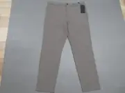CUTS AO Pants Mens 34x32 Beige Versaknit Stretch 5 Pocket Work Golf Chino NWT