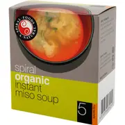 [Spiral Foods] Spiral Organic Instant Miso 5 x 10g