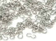 Honbay 200PCS Silver Quick Links Connectors 3 Shape Chain Clasp for Jewelry Making DIY Bracelet Necklace