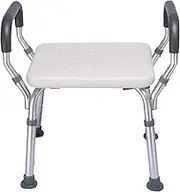FFSPIIO Bathtub Shower Chair, with Non-Slip Seat Assist Compact Shower Stool Elderly Adjustable Lightweight Bath Tub Bench Chair Shower Chair