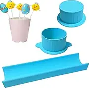 Baking Mold, Cir-cle Cake Pop Mold Set, Cake Pop Tray, Easy to Use, Reusable, 100g, for Muffin Fondant Chocolate Candy Dessert Crafting
