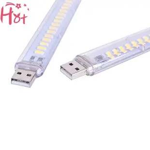 Ge 5V 12W USB LED 小夜燈 24 LED USB 閱讀檯燈書燈方形