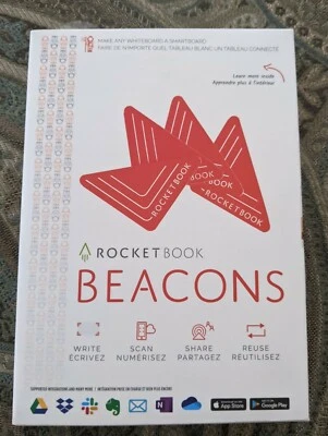 NEW SEALED ROCKET BOOK BEACONS MAKE ANY WHITEBOARD A SMARTBOARD