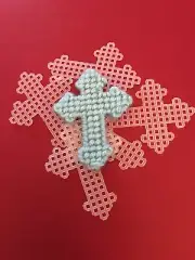 Plastic Canvas Mini Cross Cut Outs, 12 Pack