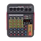 Professional 4 Channel Bluetooth Live Studio Audio Mixer USB Mixing Console O5D3