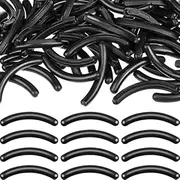 Mudder 80 Pieces Eyelash Curler Refills Pads Soft Curler Replacement Refills Pads for Universal Eyelash(Black)