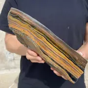 6.7lb Natural Tiger Eye Raw Stone Quartz Crystal Polished Specimen healing