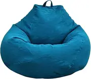 [XXLAUBBD] Sofa Chair - Soft Comfortable Chair Sofa, Breathable Lazy Sofa Bed, Large Fluffy Lazy Sofa Decorative, Tear-Resistance Sofa Chair for Living Room, Bedroom, Office (Blue, M)
